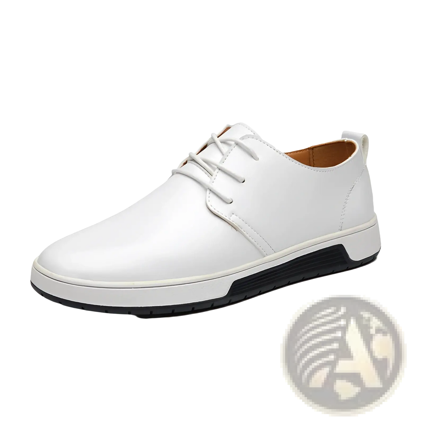 Men's Breathable Leather Sneakers Non-slip Shoes