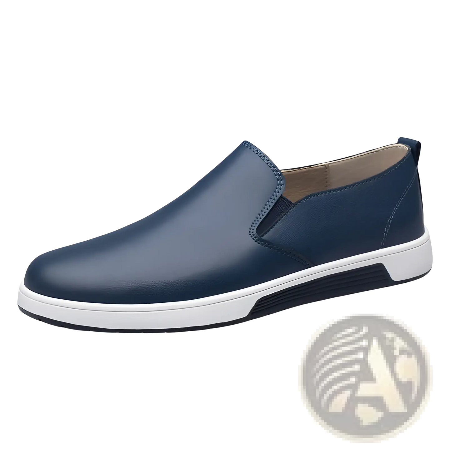 Men's Breathable Leather Sneakers Non-slip Shoes