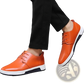 Men's Breathable Leather Sneakers Non-slip Shoes