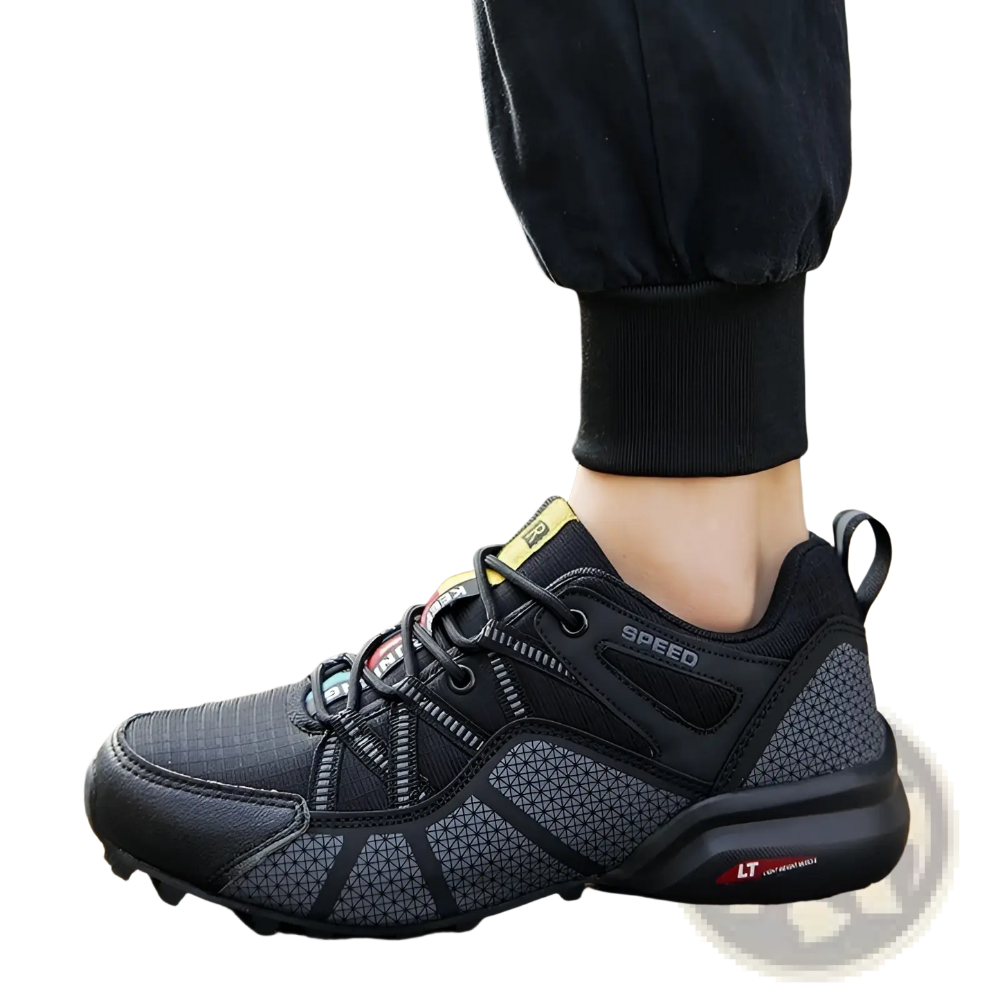 Men's Breathable Mesh Trail Running and Hiking Shoes