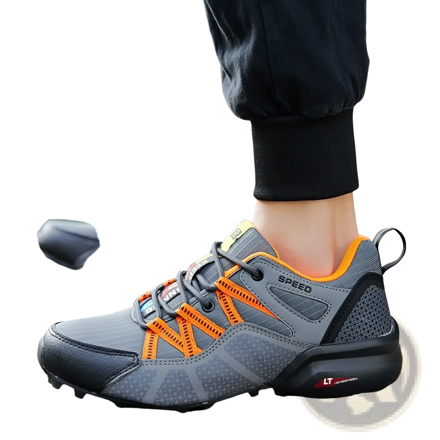 Men's Breathable Mesh Trail Running and Hiking Shoes