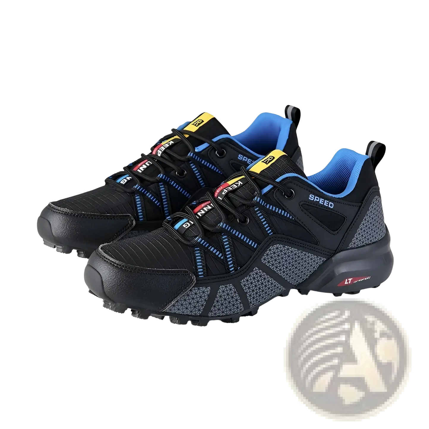 Men's Breathable Mesh Trail Running and Hiking Shoes