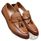 Men's British Retro Tassel Leather Loafers