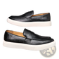 Men's British Style Embossed Leather Loafers