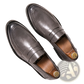 Men's British Style Microfiber Suede and Leather Loafers