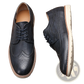 Men's Brogue Casual Leather Sneakers Lightweight