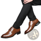 Men's Brown Leather Formal Dress Shoes