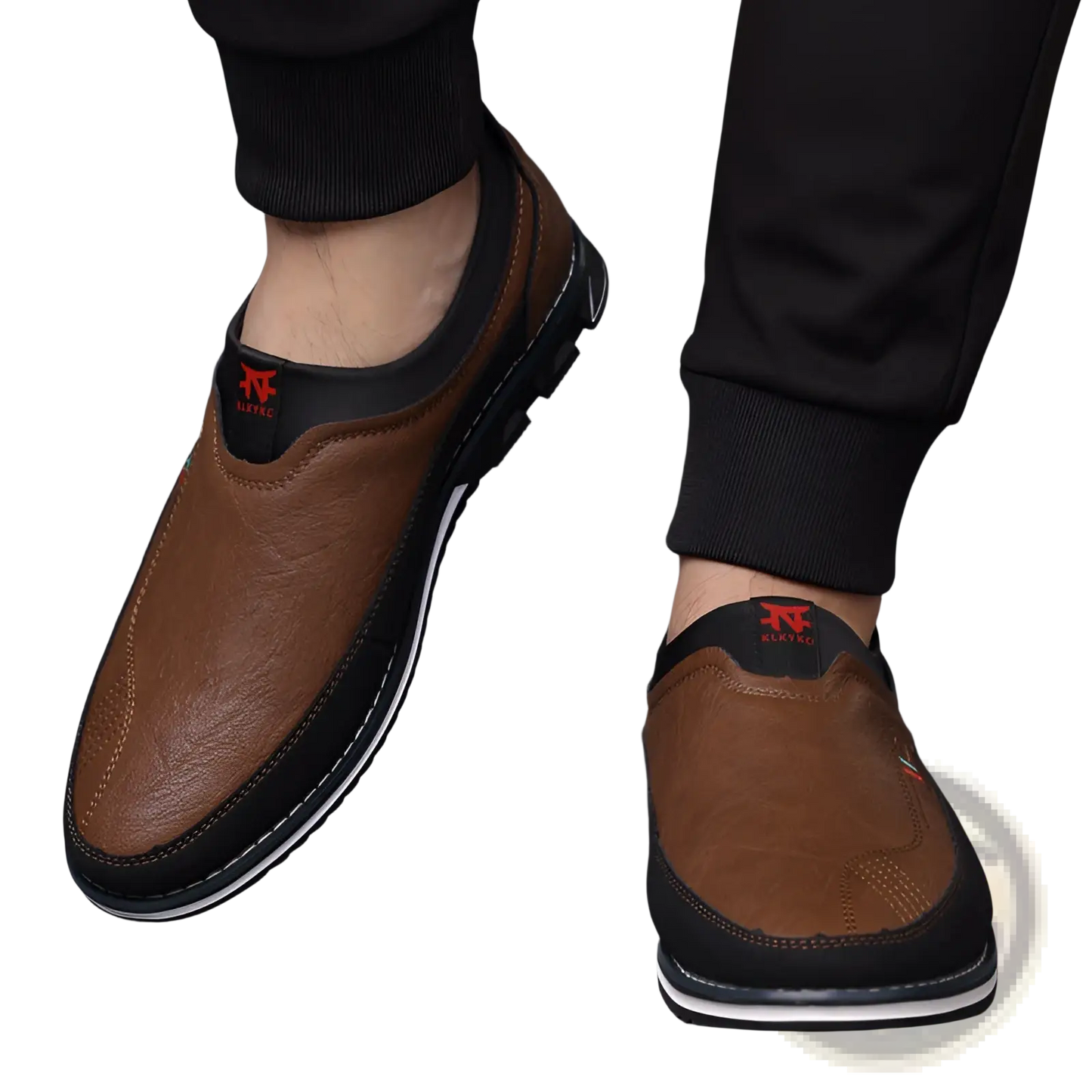 Men's Business Casual Leather Slip-on Loafers