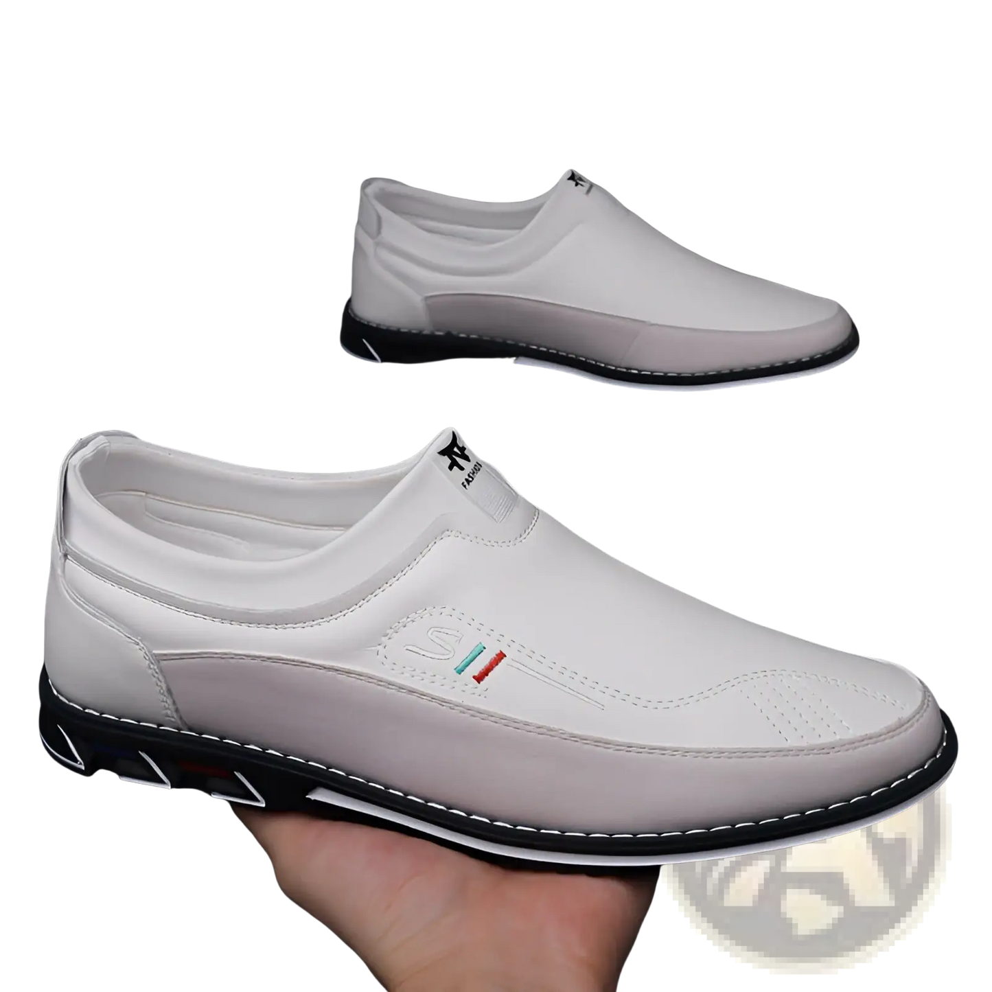 Men's Business Casual Leather Slip-on Loafers