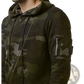 Men's Camouflage Slim Fit Hooded Sweater with Sleeve Pocket