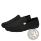 Men's Canvas Slip on Loafers with Buckle Detail