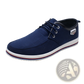 Men's Canvas Sneakers Casual Plus Size Lace Up Shoes