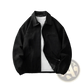 Men's Casual Embroidered Corduroy Zip Jacket
