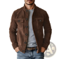 Men's Casual Faux Suede Slim Fit Motorcycle Jacket