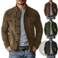 Men's Casual Faux Suede Slim Fit Motorcycle Jacket