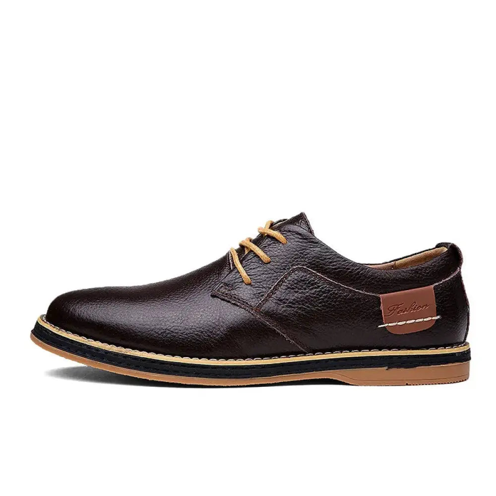 Men's British Leather Lace-up Dress Shoes