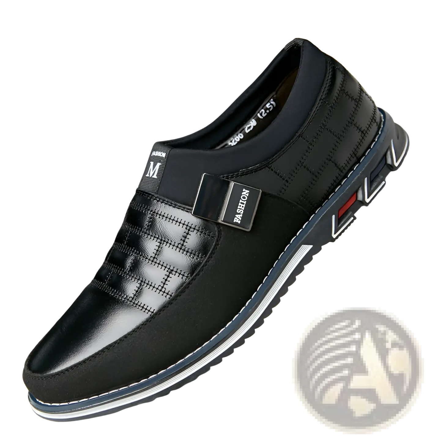 Men's Casual Leather Slip on Shoes Large Sizes
