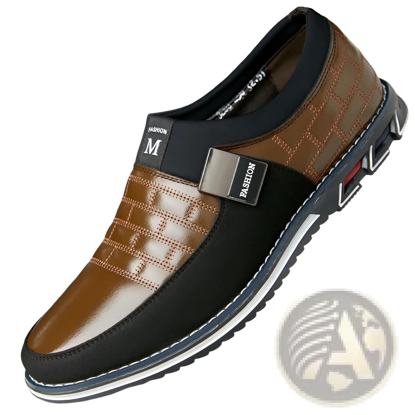 Men's Casual Leather Slip on Shoes Large Sizes