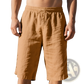 Men's Casual Linen Drawstring Elastic Waist Shorts