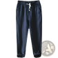 Men's Casual Plus Size Straight Fit Linen Joggers