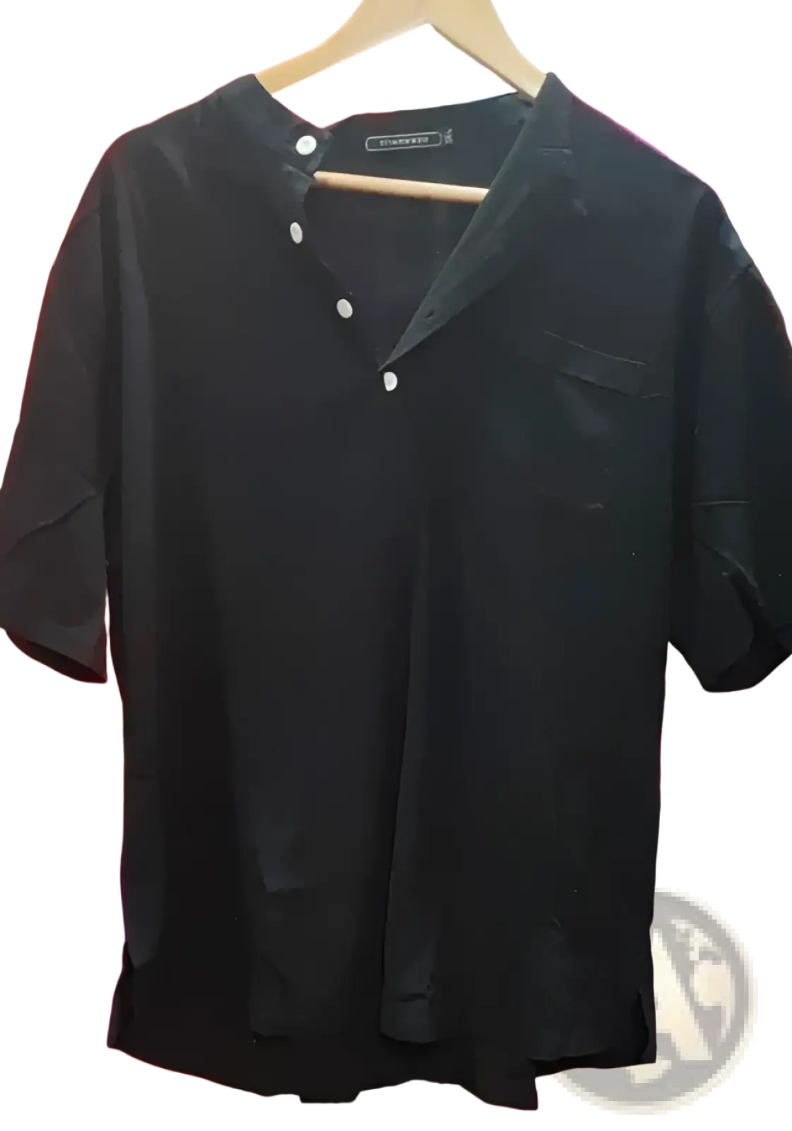 Men's Casual Short Sleeve Linen Blend Summer Shirt