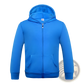 Men's Contrast Trim Fleece Zip Hoodie