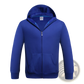 Men's Contrast Trim Fleece Zip Hoodie