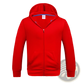 Men's Contrast Trim Fleece Zip Hoodie