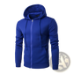Men's Cotton Blend Zip Up Pocket Hoodie