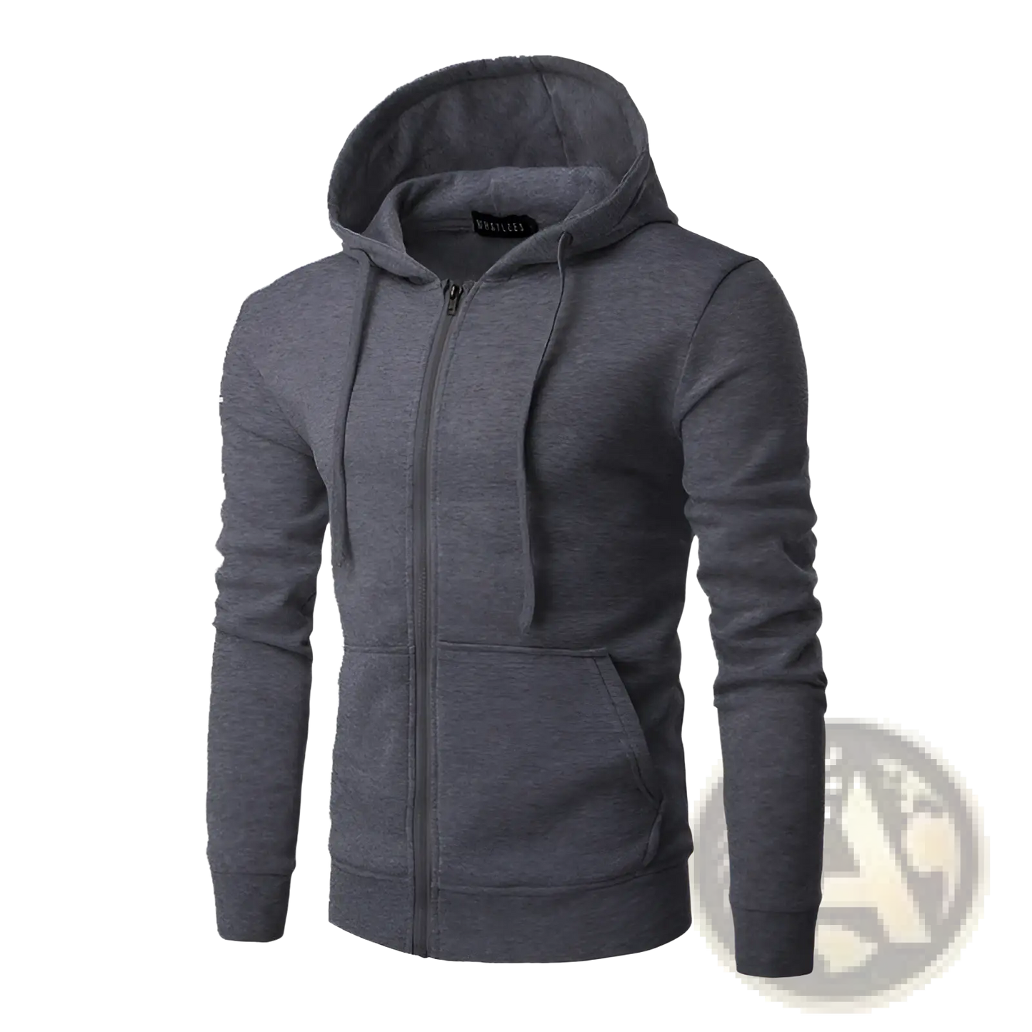 Men's Cotton Blend Zip Up Pocket Hoodie