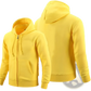 Men's Cotton Blend Zip Up Pocket Hoodie
