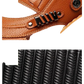 Men's Cowhide Leather Sandals with Buckle Accents