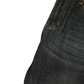 Men's Distressed Flare Leg Dark Wash Denim Jeans