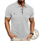 Men's Dual Pocket Short Sleeve Cotton Blend Polo Shirt