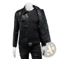 Men's Faux Leather Button Front Motorcycle Jacket