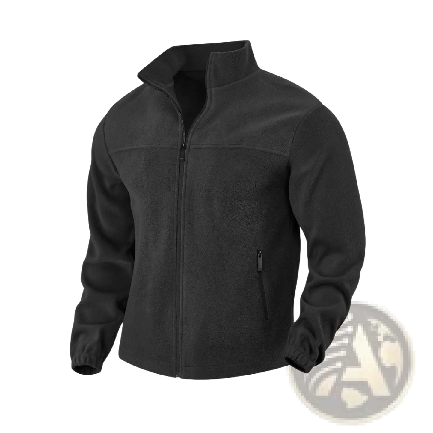 Men's Full Zip Polar Fleece Stand Collar Jacket