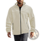 Men's Full Zip Polar Fleece Stand Collar Jacket