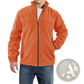 Men's Full Zip Polar Fleece Stand Collar Jacket