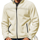 Men's Full Zip Polar Fleece Stand Collar Jacket