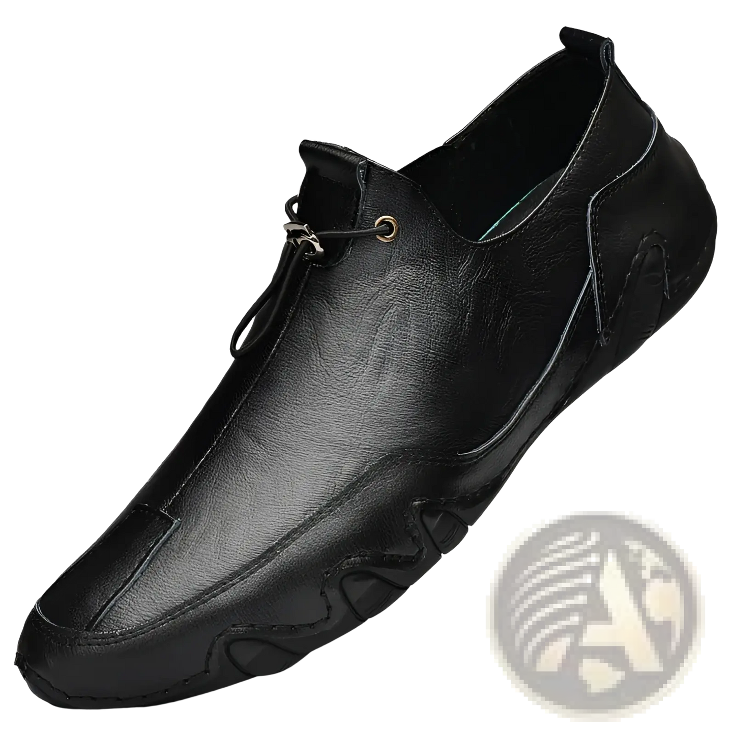 Men's Genuine Leather Slip on Casual Sports Shoes