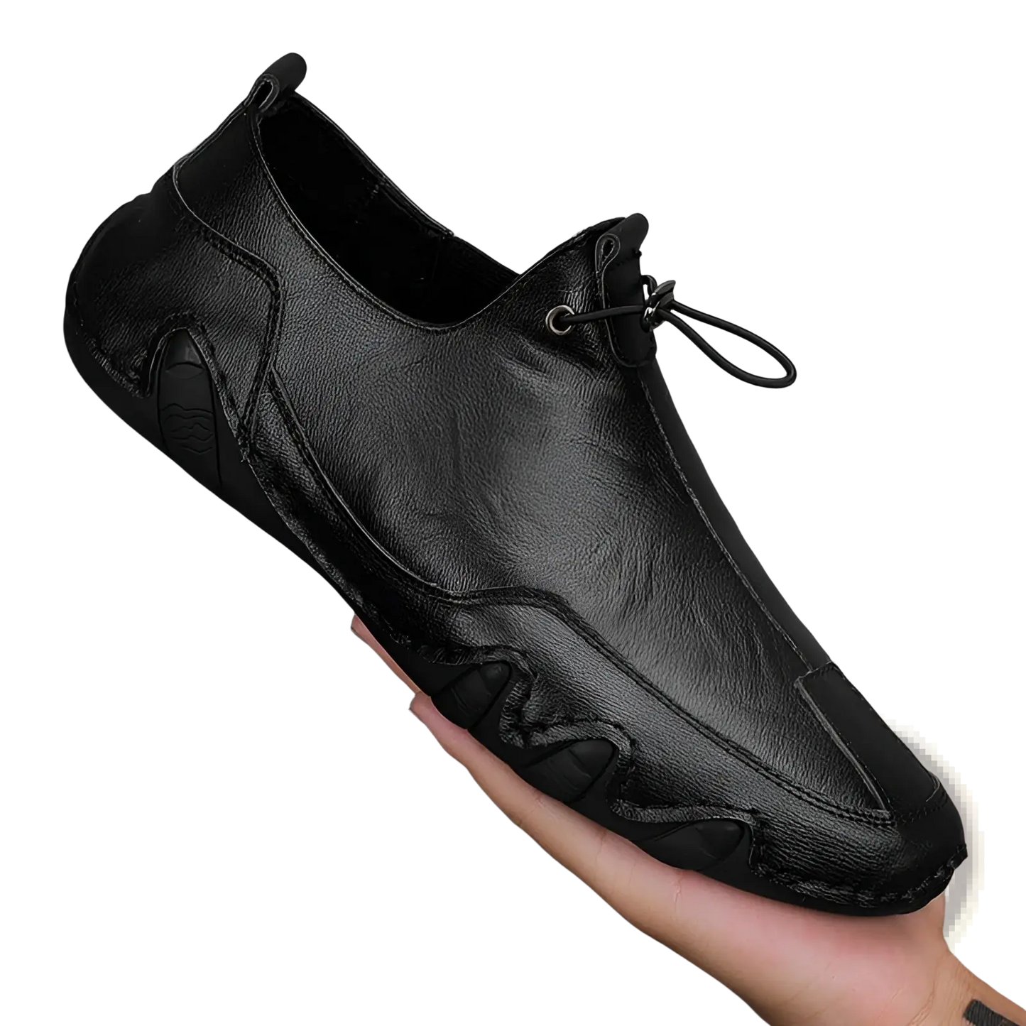 Men's Genuine Leather Slip on Casual Sports Shoes