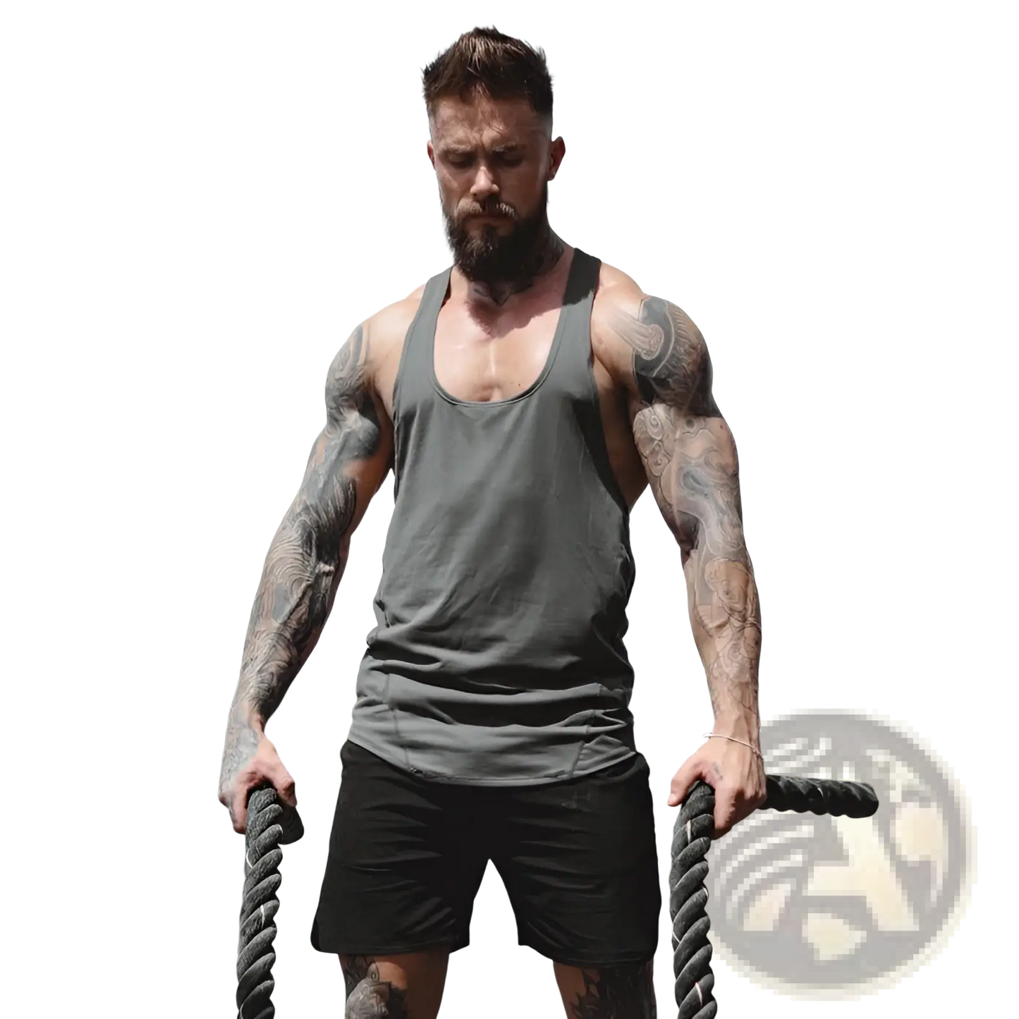 Men's Go Hard Racerback Athletic Tank Top