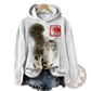 Men's Graphic Print Pullover Hooded Sweatshirt