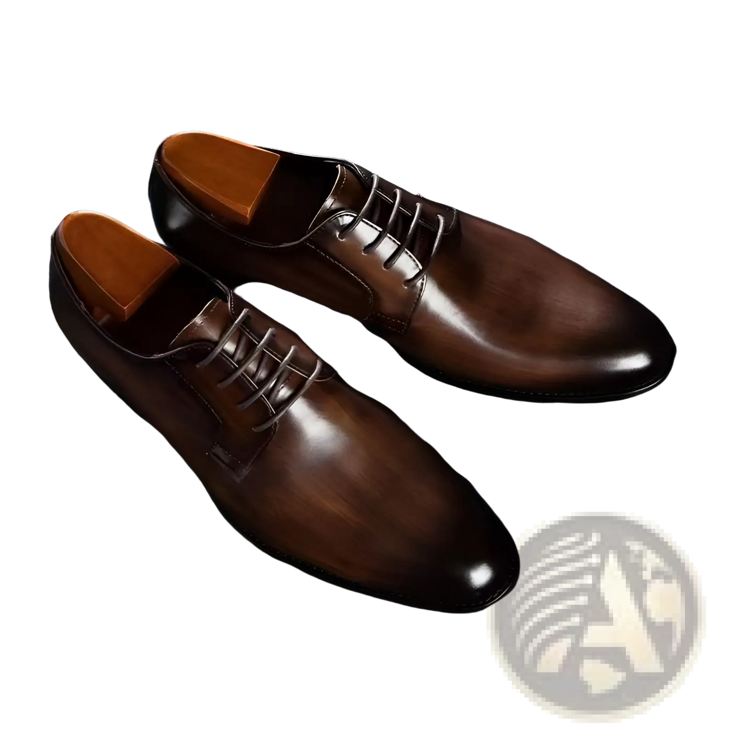 Men's Hand Rubbed Leather Oxford Dress Shoes