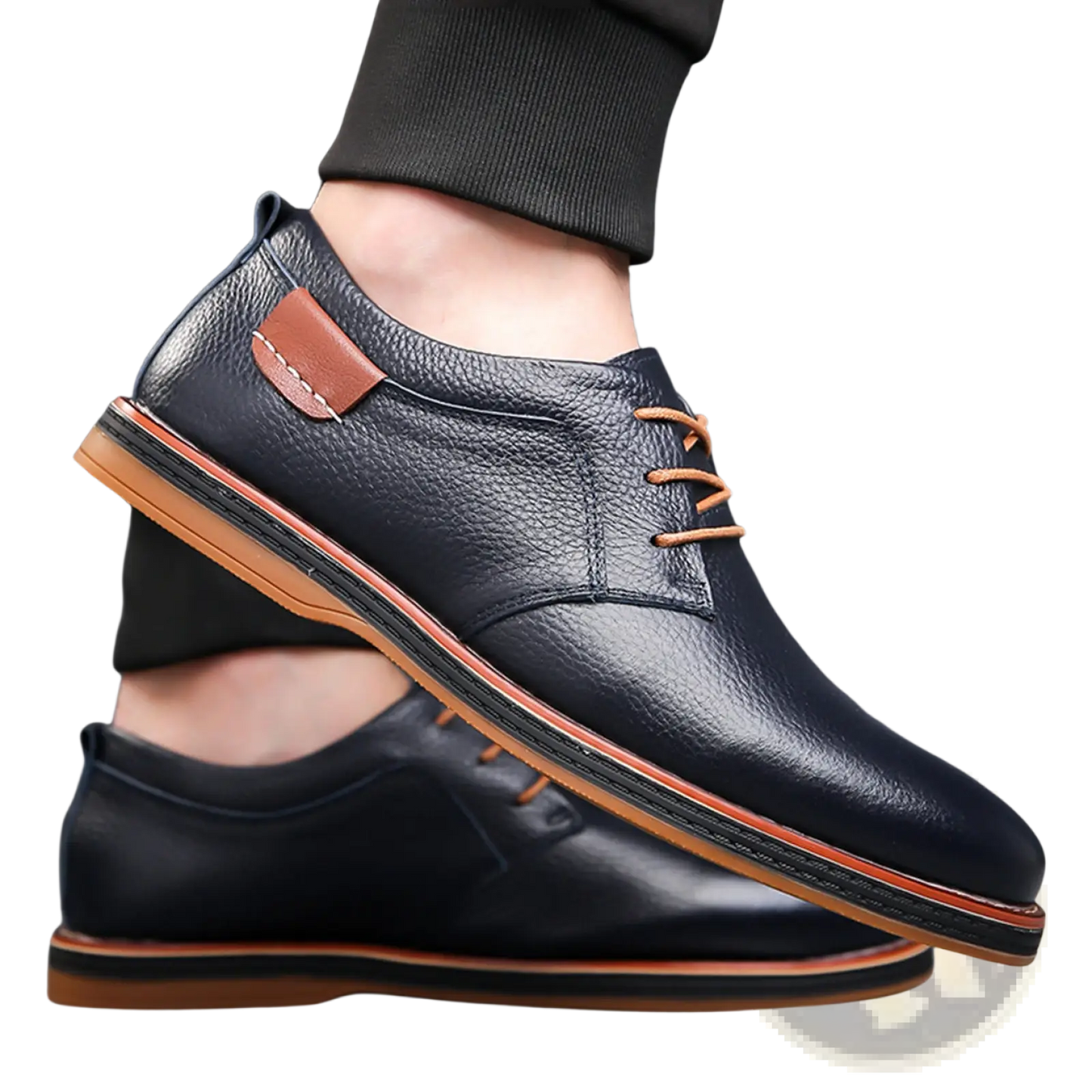 Men's Handmade Genuine Leather Lace Up Oxford Shoes