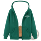 Men's Heartbeat Sherpa Lined Zip Up Winter Fleece Hoodie