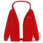Men's Heartbeat Sherpa Lined Zip Up Winter Fleece Hoodie