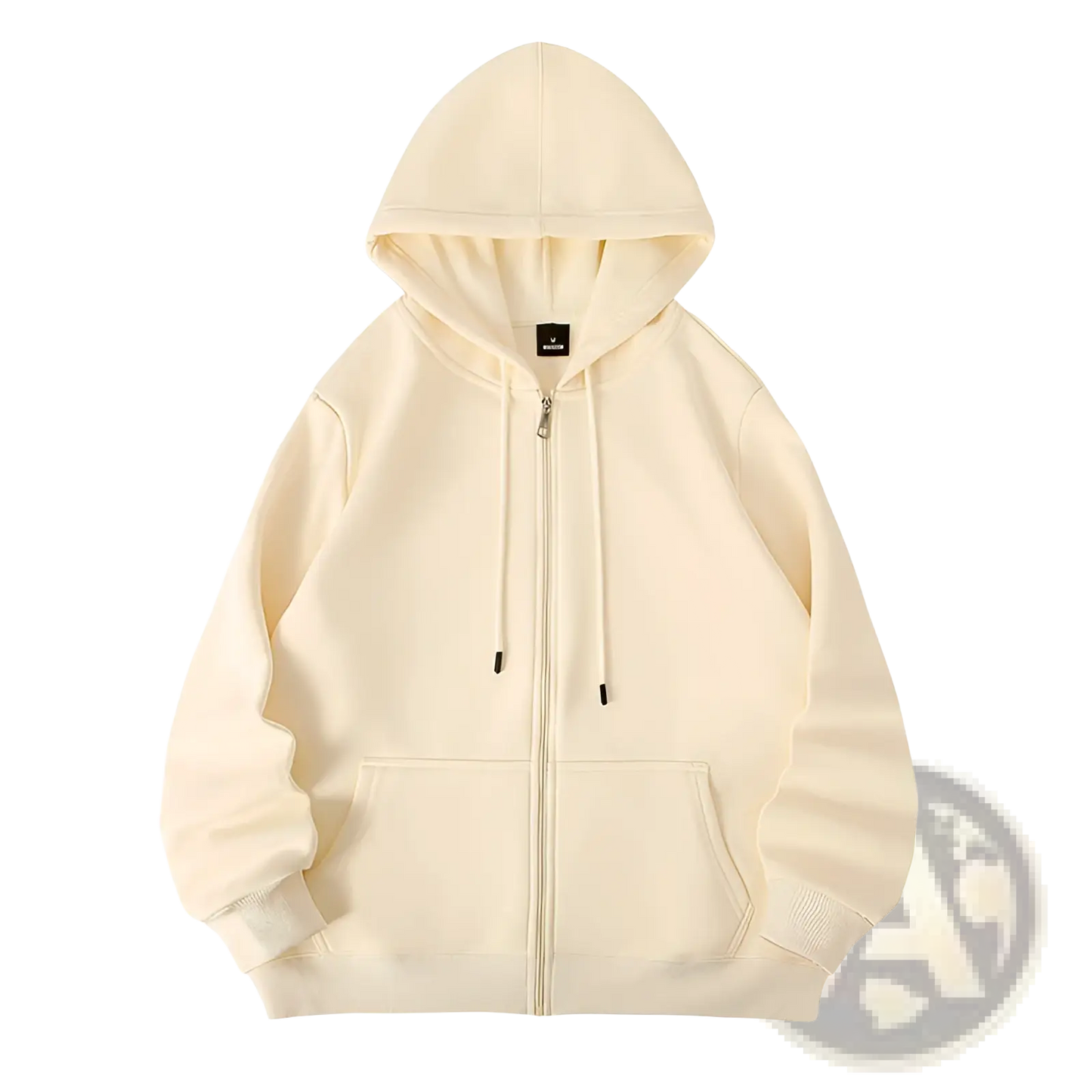 Men's Heavyweight Plus Size Fleece Zip Hoodie