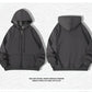 Men's Heavyweight Plus Size Fleece Zip Hoodie