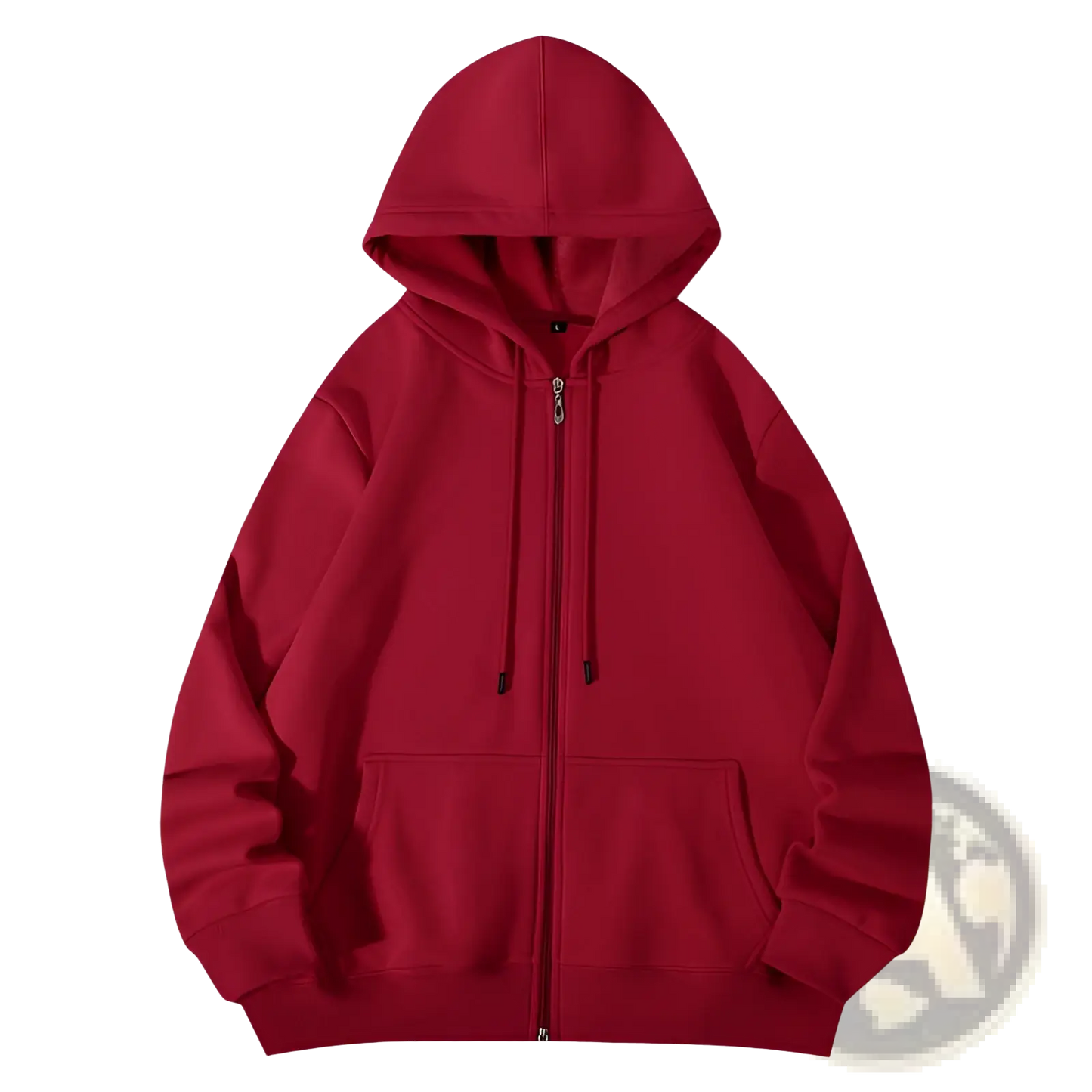 Men's Heavyweight Plus Size Fleece Zip Hoodie